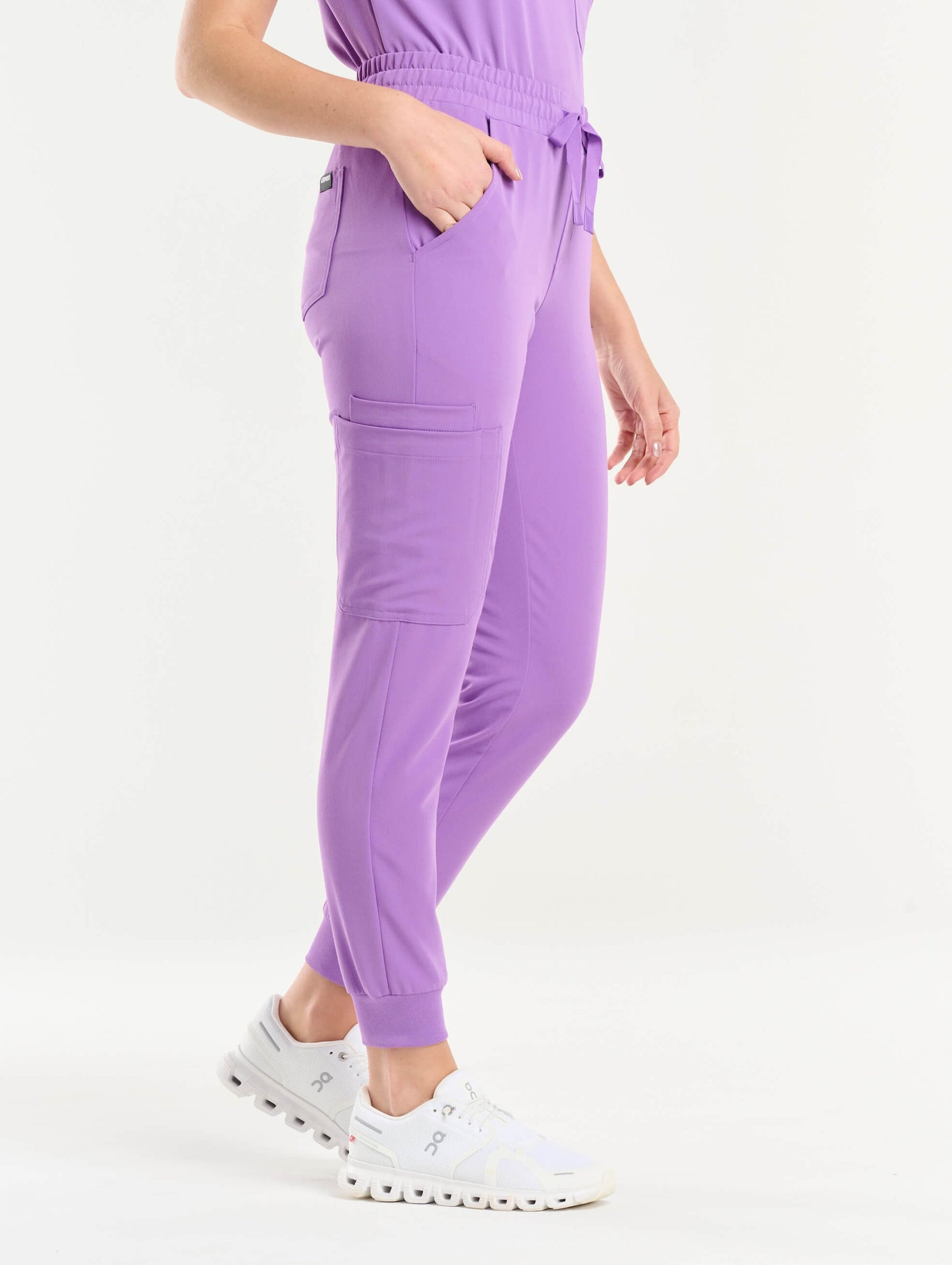 Aspire Jogger Scrub Pants - Wisteria Purple