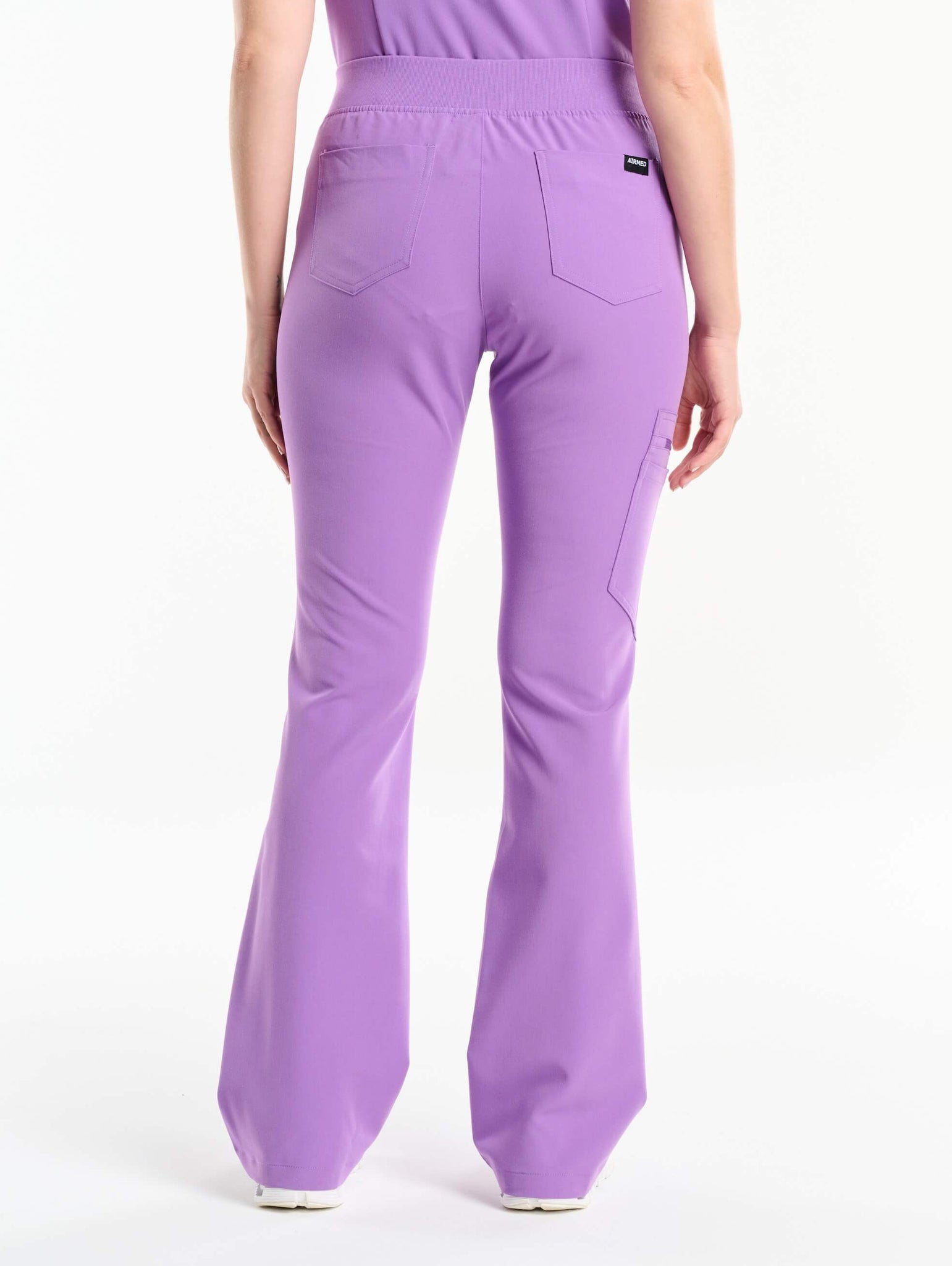 Essential Flare Scrub Pants - Wisteria Purple