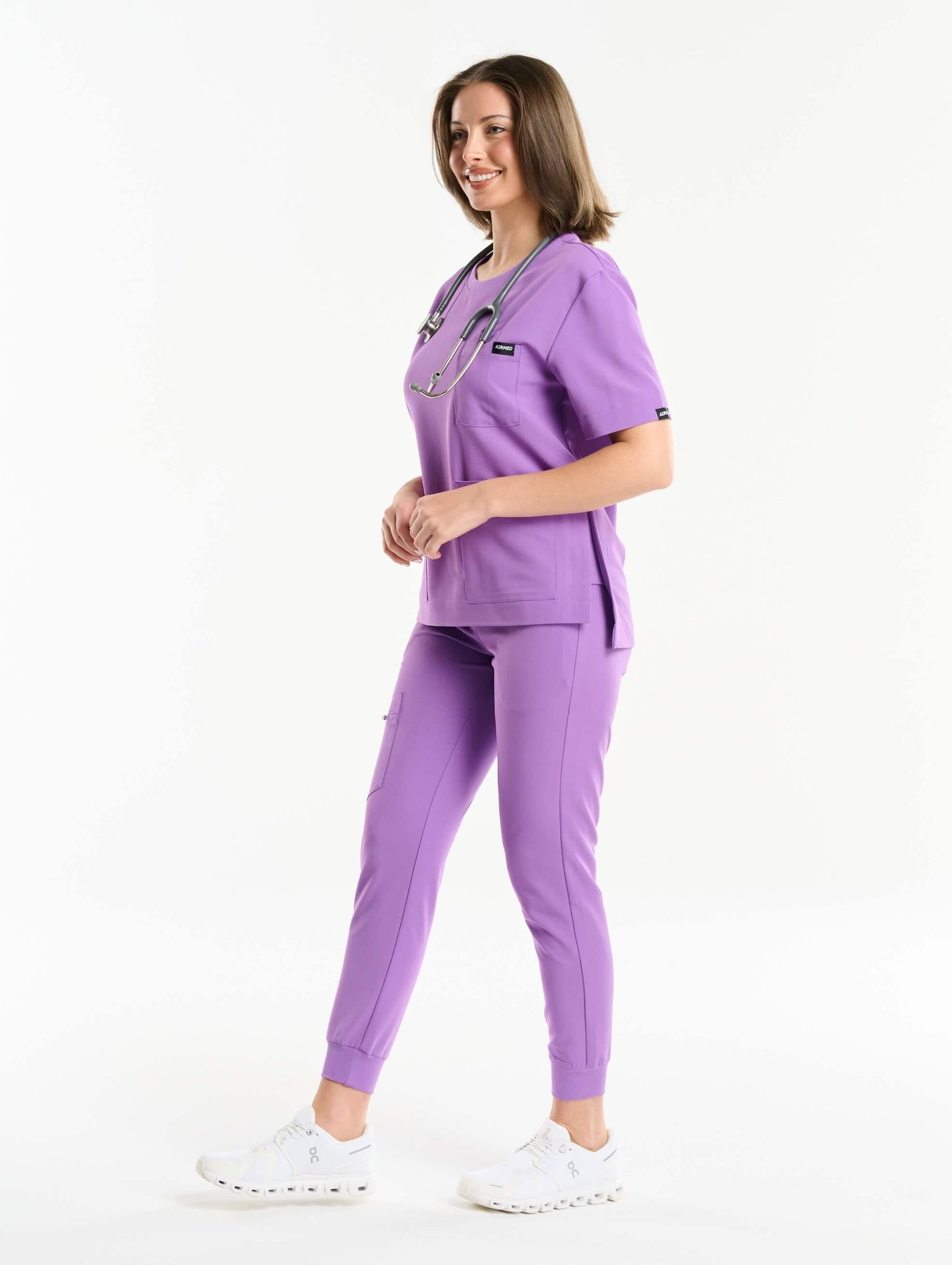 Essential Jogger Scrub Pants - Wisteria Purple