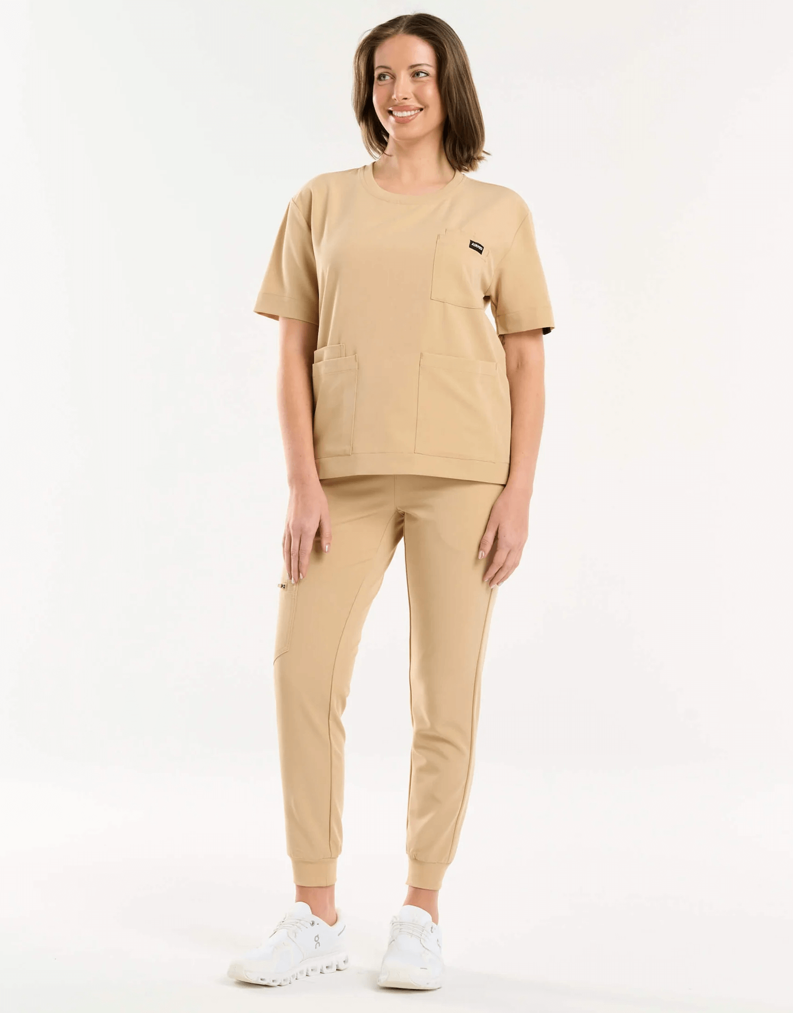 Essential Jogger Scrub Pants - Warm Sand