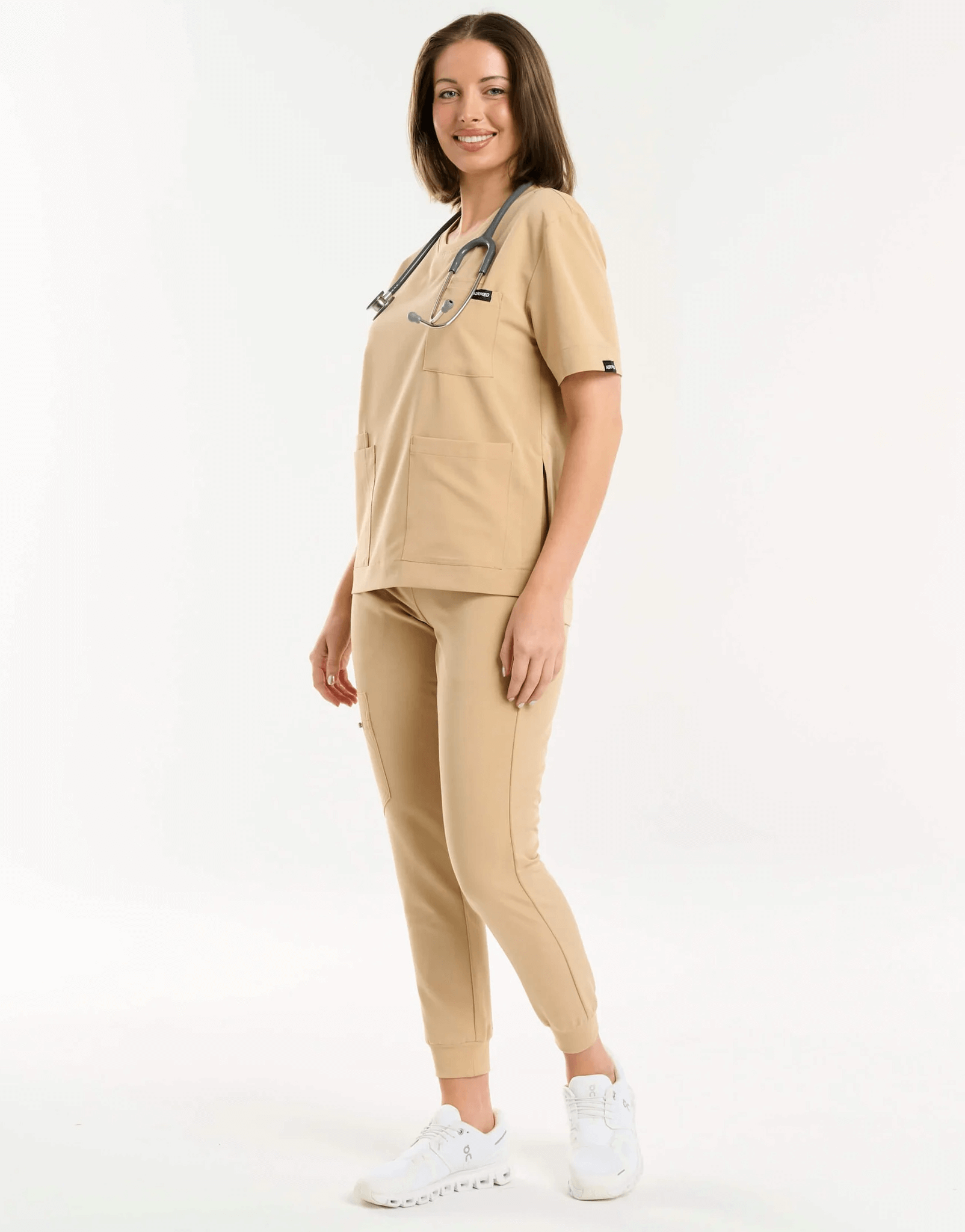 Essential Jogger Scrub Pants - Warm Sand