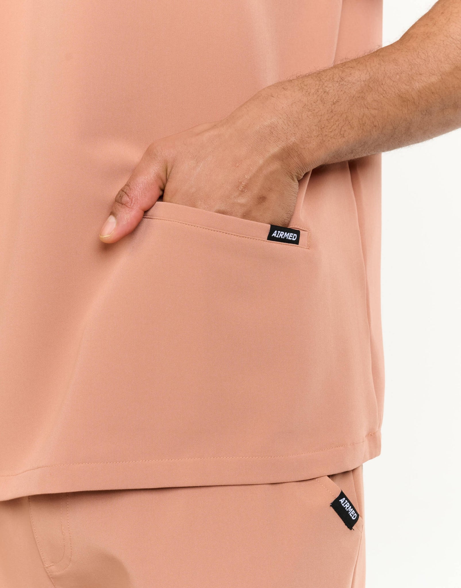 Aspire V Neck Scrub Top - Canyon Clay