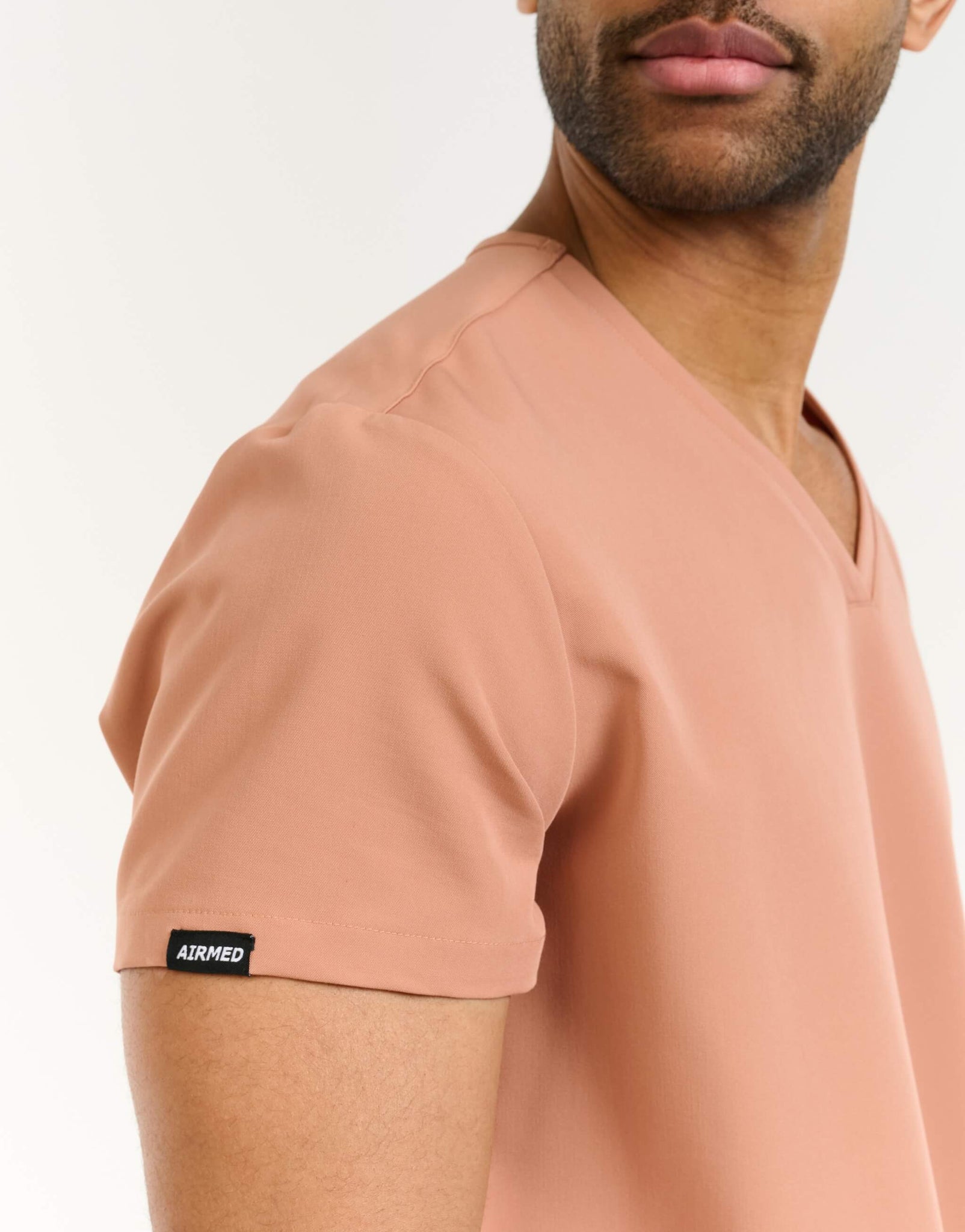 Aspire V Neck Scrub Top - Canyon Clay