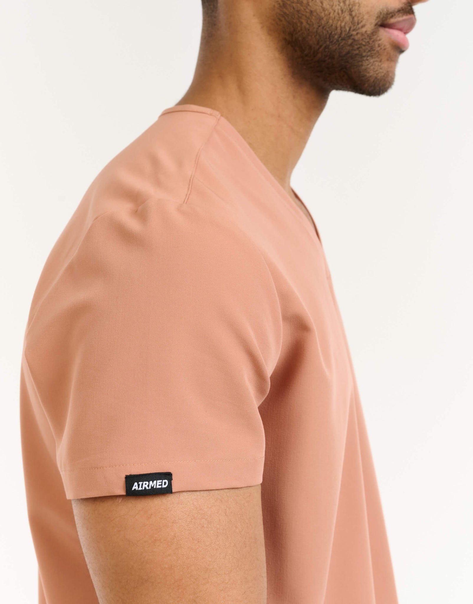 Aspire V Neck Scrub Top - Canyon Clay