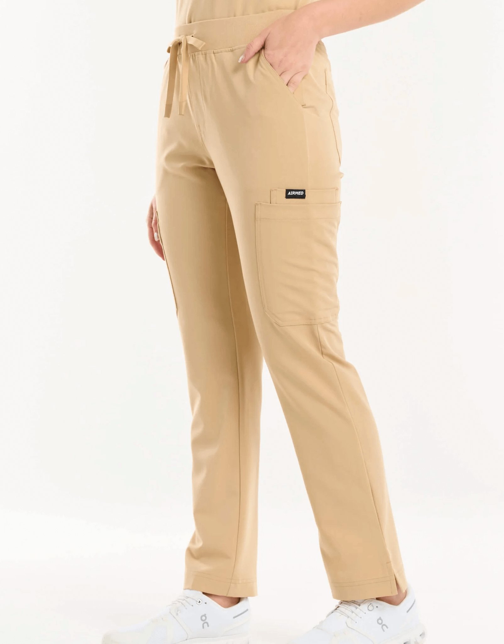 Essential Multi-Pocket Scrub Pants - Warm Sand