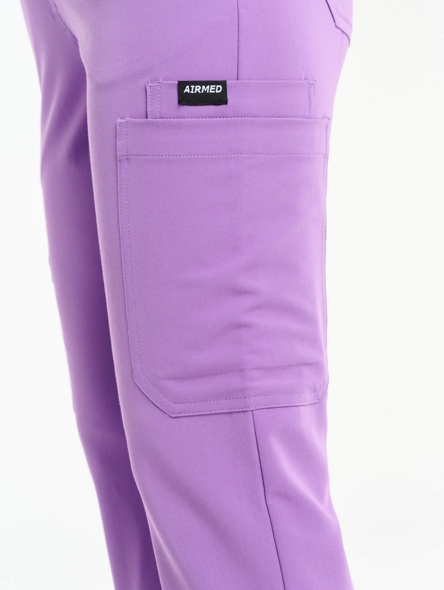 Essential Multi-Pocket Scrub Pants - Wisteria Purple