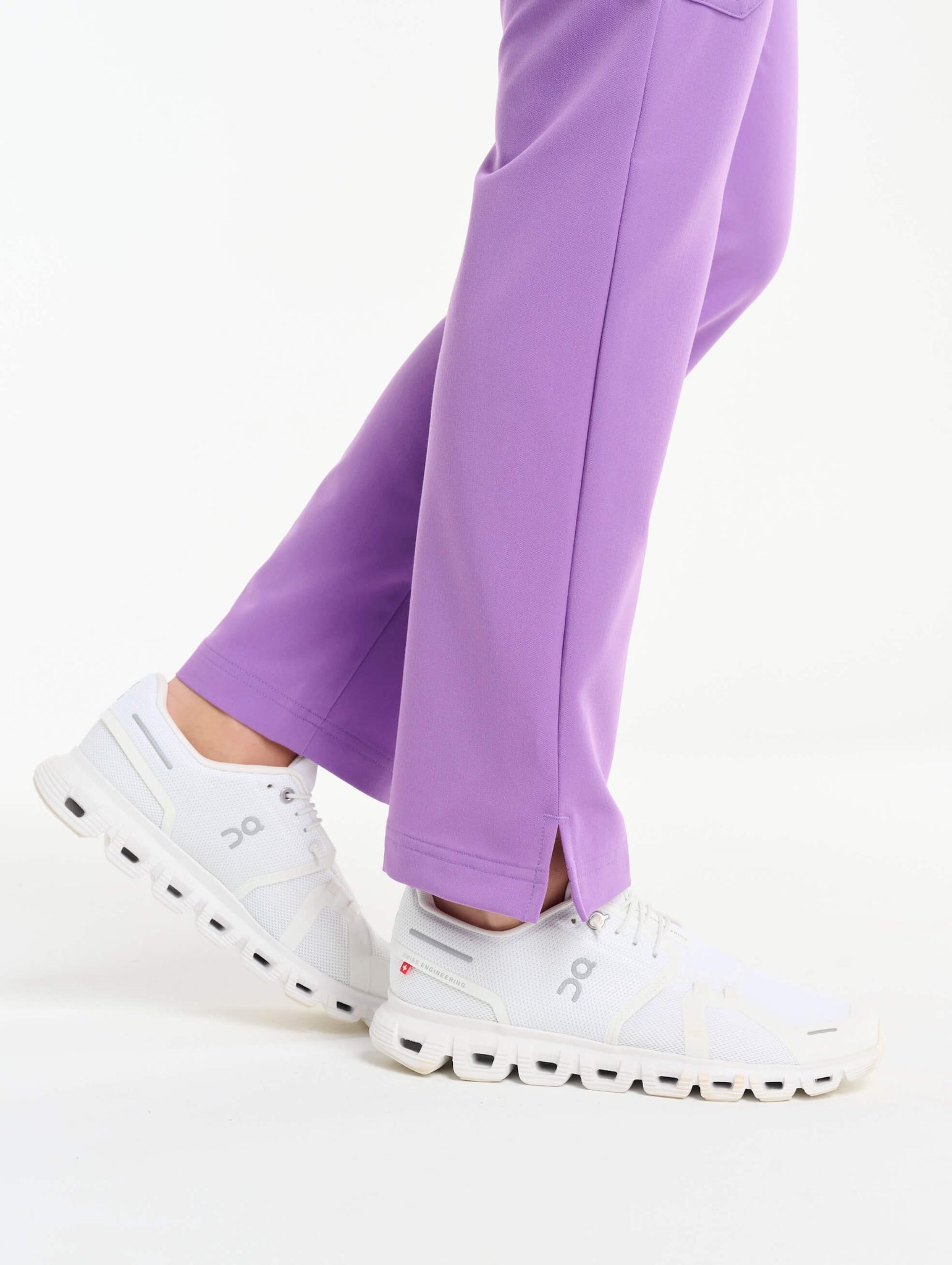 Essential Multi-Pocket Scrub Pants - Wisteria Purple