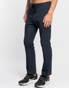 Essential Multi-Pocket Scrub Pants - Midnight Navy