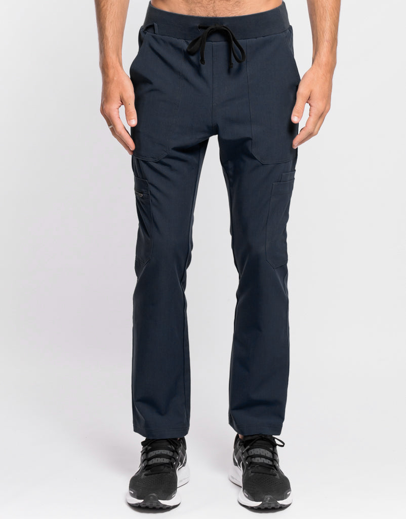 Essential Multi-Pocket Scrub Pants - Midnight Navy