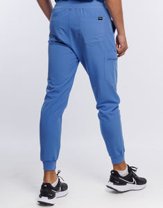 Essential Jogger Scrub Pants - Ceil Blue