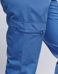 Essential Jogger Scrub Pants - Ceil Blue