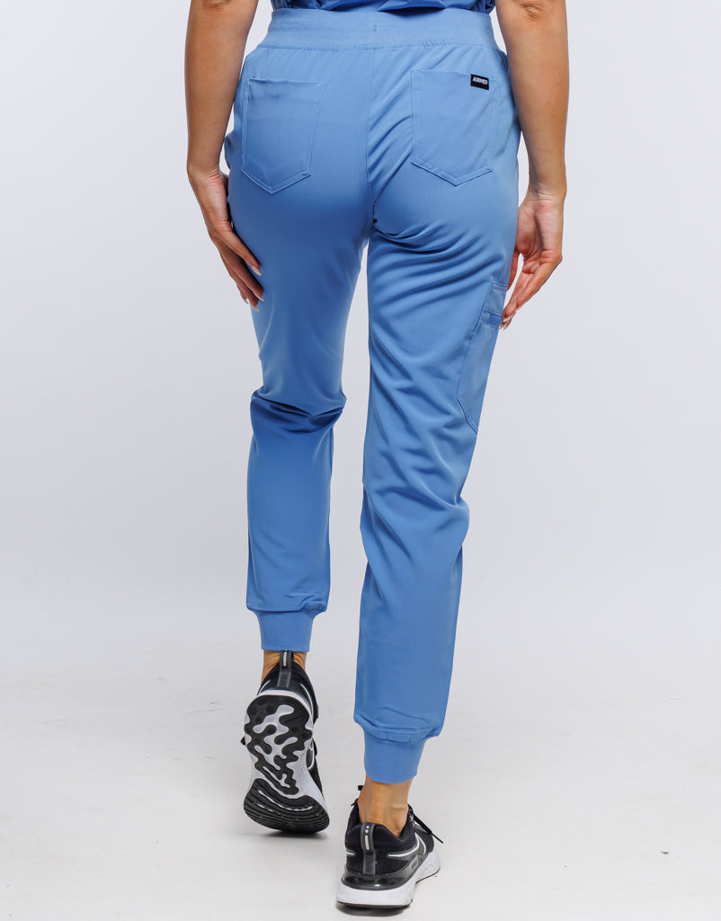 Essential Jogger Scrub Pants - Ceil Blue