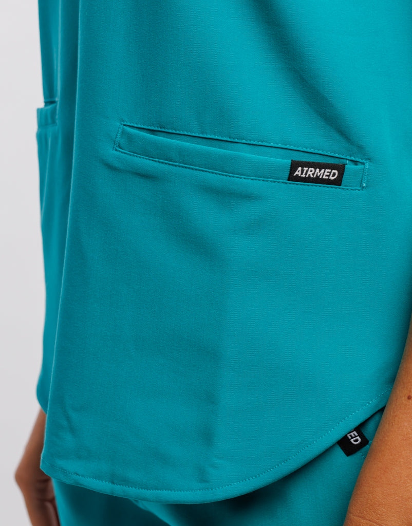 Apollo Scrub Top - Sydney Teal