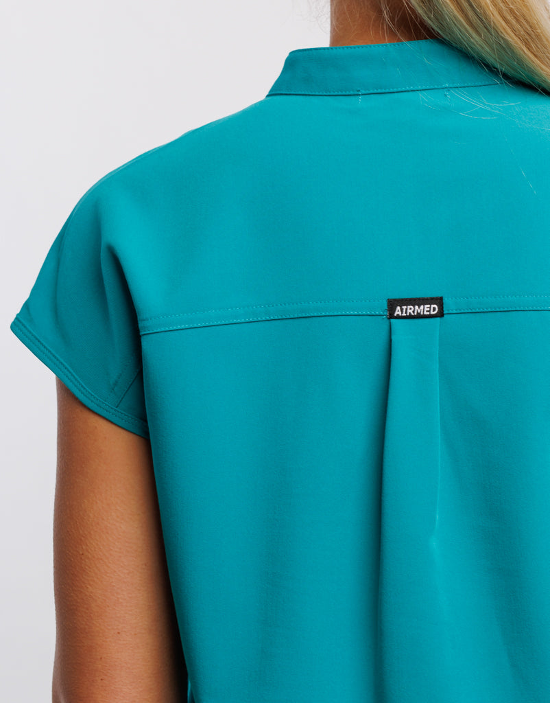 Apollo Scrub Top - Sydney Teal