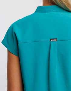 Apollo Scrub Top - Sydney Teal