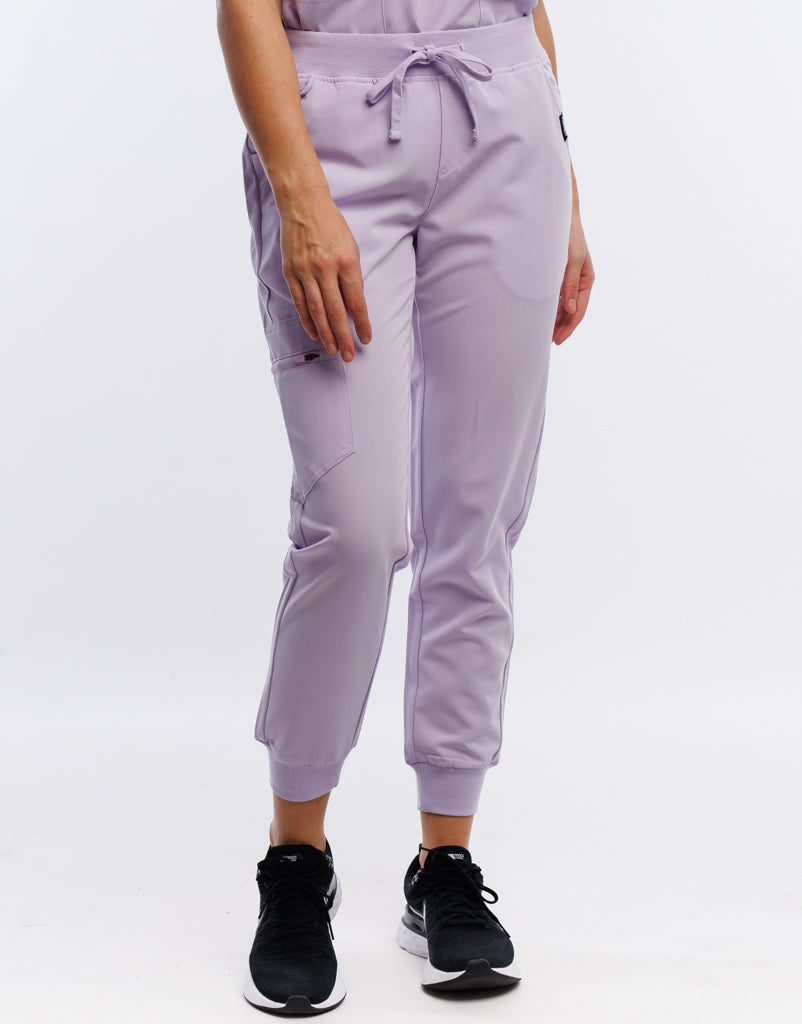 Essential Jogger Scrub Pants - Pastel Lilac