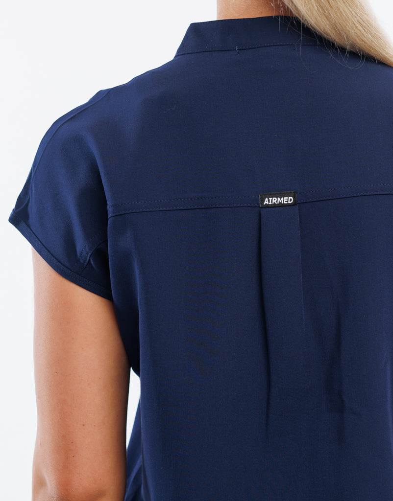 Apollo Scrub Top - True Navy