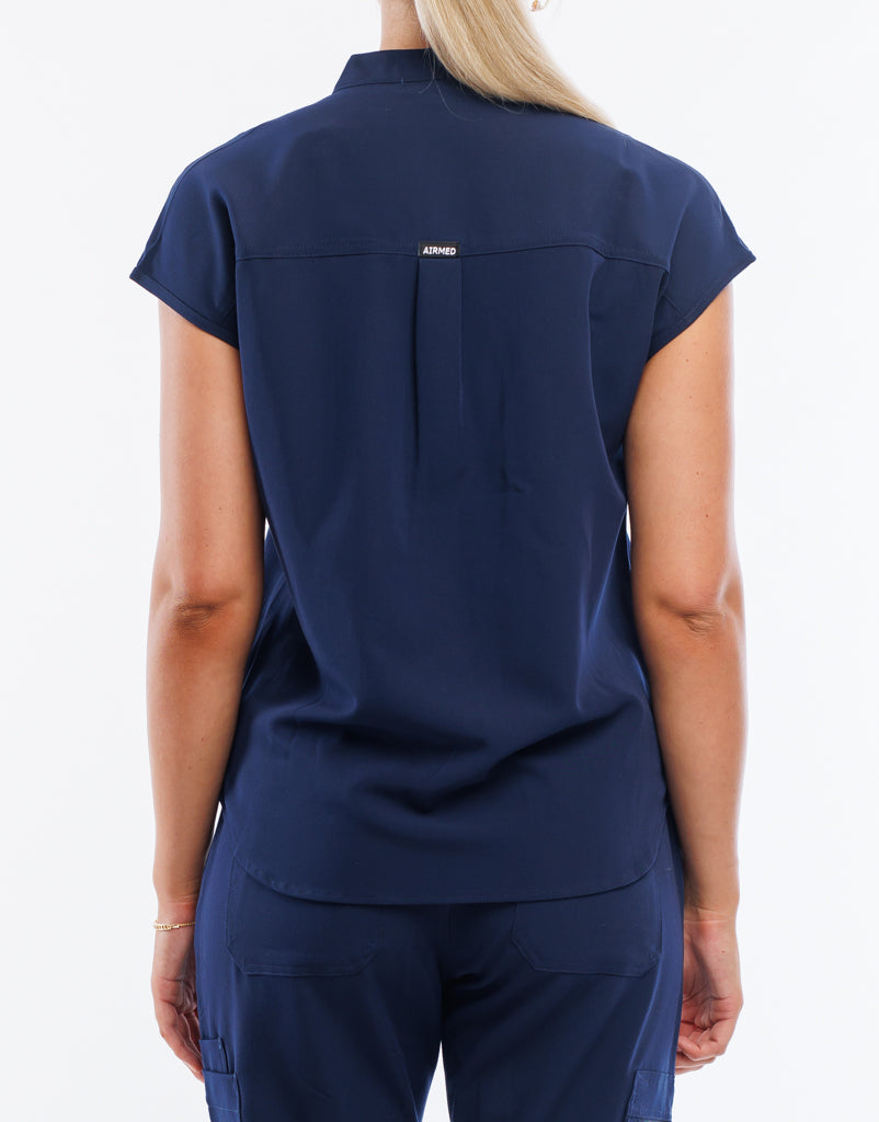 Apollo Scrub Top - True Navy