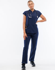 Apollo Scrub Top - True Navy