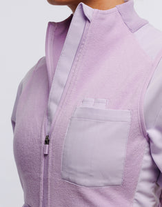 Essential Fleece Vest - Pastel Lilac