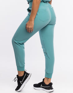 Essential Jogger Scrub Pants - Audrey Teal