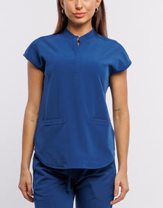 Apollo Scrub Top - Royal Blue