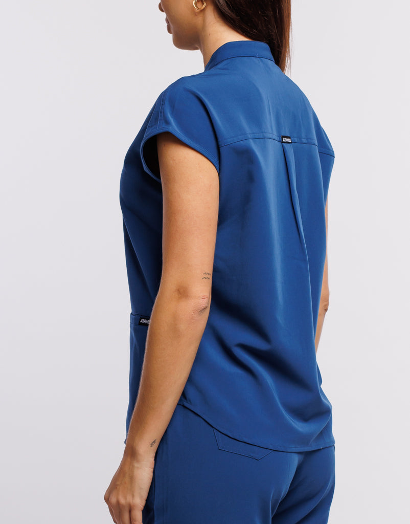 Apollo Scrub Top - Royal Blue