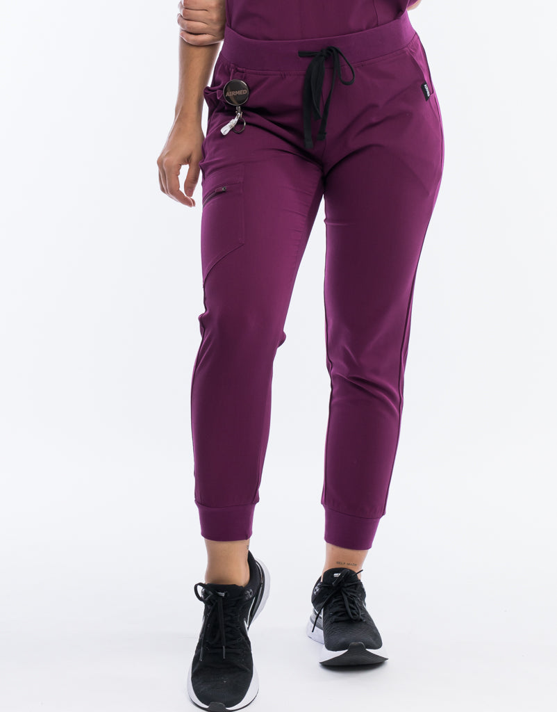 Essential Jogger Scrub Pants - Purple