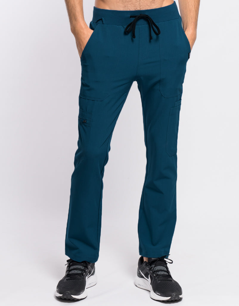 Essential Multi-Pocket Scrub Pants - Gibraltar Blue