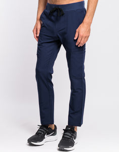 Essential Multi-Pocket Scrub Pants - True Navy