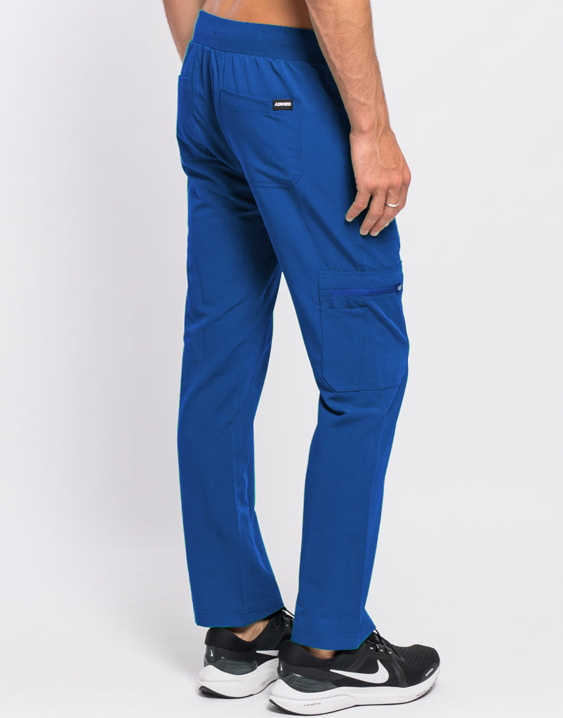 Essential Multi-Pocket Scrub Pants - Royal Blue